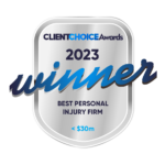 winner personal injury law firm 2023 client choice awards