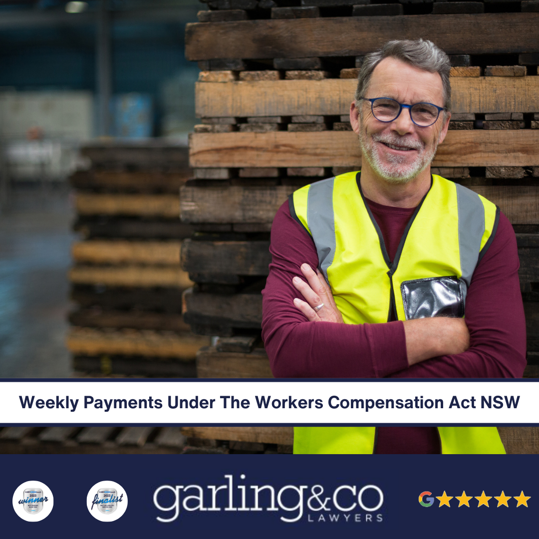 garling and co award winning workers compensation lawyers whole person weekly payments